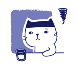 Twins cat's daily sticker #12437594