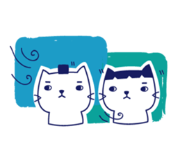 Twins cat's daily sticker #12437596