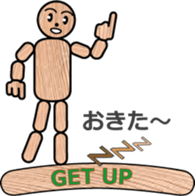 WOODEN DOLL (2) sticker #12437920