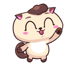 Brownies Siamese Cat! sticker #12437958