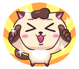 Brownies Siamese Cat! sticker #12437961