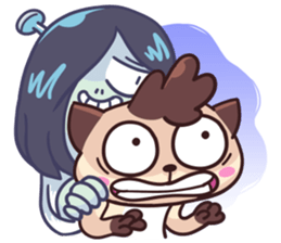 Brownies Siamese Cat! sticker #12437966