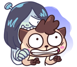 Brownies Siamese Cat! sticker #12437966