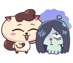 Brownies Siamese Cat! sticker #12437969