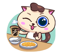 Brownies Siamese Cat! sticker #12437976