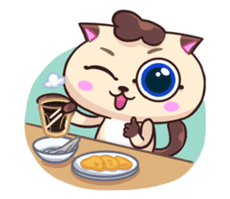 Brownies Siamese Cat! sticker #12437976