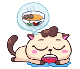 Brownies Siamese Cat! sticker #12437980