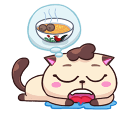 Brownies Siamese Cat! sticker #12437980