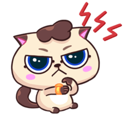 Brownies Siamese Cat! sticker #12437981