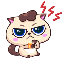 Brownies Siamese Cat! sticker #12437981