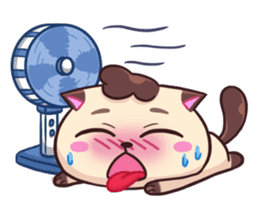 Brownies Siamese Cat! sticker #12437987