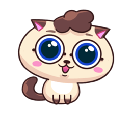 Brownies Siamese Cat! sticker #12437989