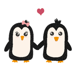 Cute Penguins Animal Stickers sticker #12438505