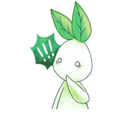 Plant Rabbit 2 sticker #12438622