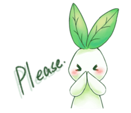 Plant Rabbit 2 sticker #12438631