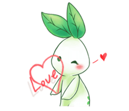 Plant Rabbit 2 sticker #12438634