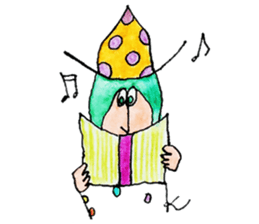 kids enjoy sticker #12438699