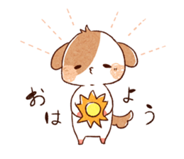 heart warming animals sticker #12438798