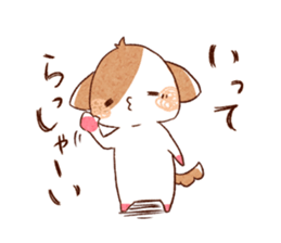 heart warming animals sticker #12438815