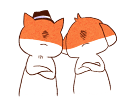 heart warming animals sticker #12438826