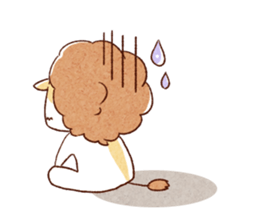 heart warming animals sticker #12438828