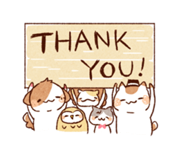 heart warming animals sticker #12438835