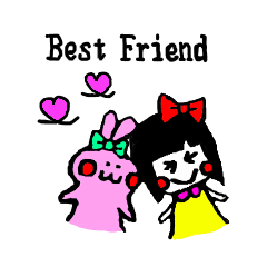 Girl of the black hair