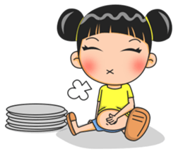 Jennifer the Cute Girl sticker #12439115