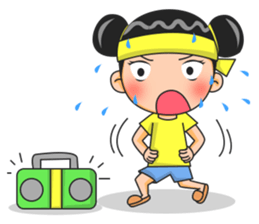 Jennifer the Cute Girl sticker #12439116