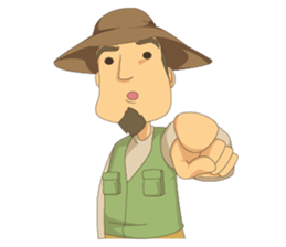 Gotie the Fisherman sticker #12439320