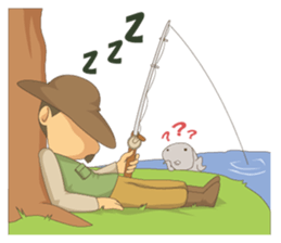 Gotie the Fisherman sticker #12439321