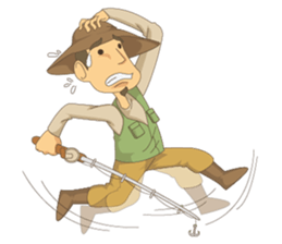 Gotie the Fisherman sticker #12439325