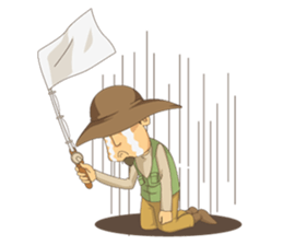 Gotie the Fisherman sticker #12439326