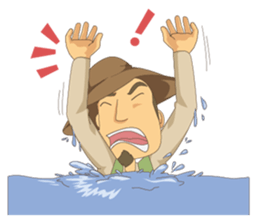 Gotie the Fisherman sticker #12439327