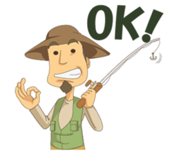 Gotie the Fisherman sticker #12439330