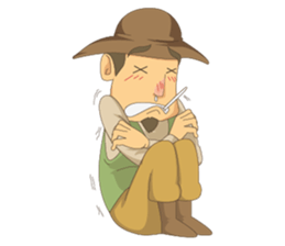 Gotie the Fisherman sticker #12439341