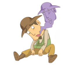 Gotie the Fisherman sticker #12439342