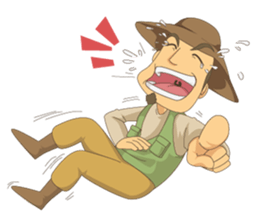 Gotie the Fisherman sticker #12439343