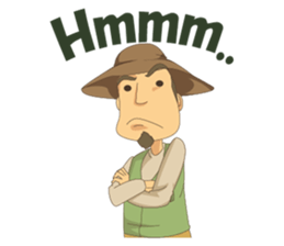 Gotie the Fisherman sticker #12439344