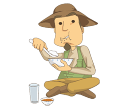 Gotie the Fisherman sticker #12439349