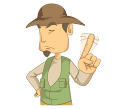 Gotie the Fisherman sticker #12439350