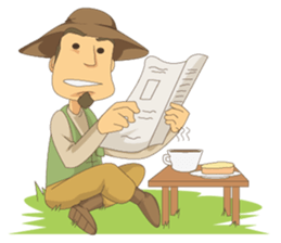 Gotie the Fisherman sticker #12439353