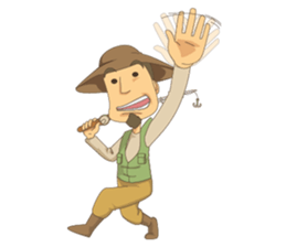 Gotie the Fisherman sticker #12439355