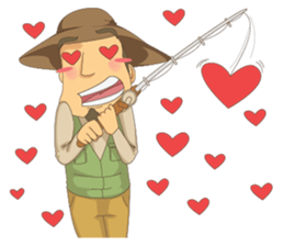 Gotie the Fisherman sticker #12439357