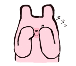 Pink bear's humor Sticker sticker #12439783