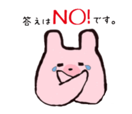 Pink bear's humor Sticker sticker #12439795
