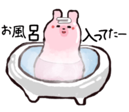 Pink bear's humor Sticker sticker #12439796