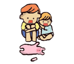 Pink bear's humor Sticker sticker #12439801