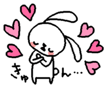 The daliy life of the healing rabbit sticker #12439870