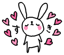 The daliy life of the healing rabbit sticker #12439871